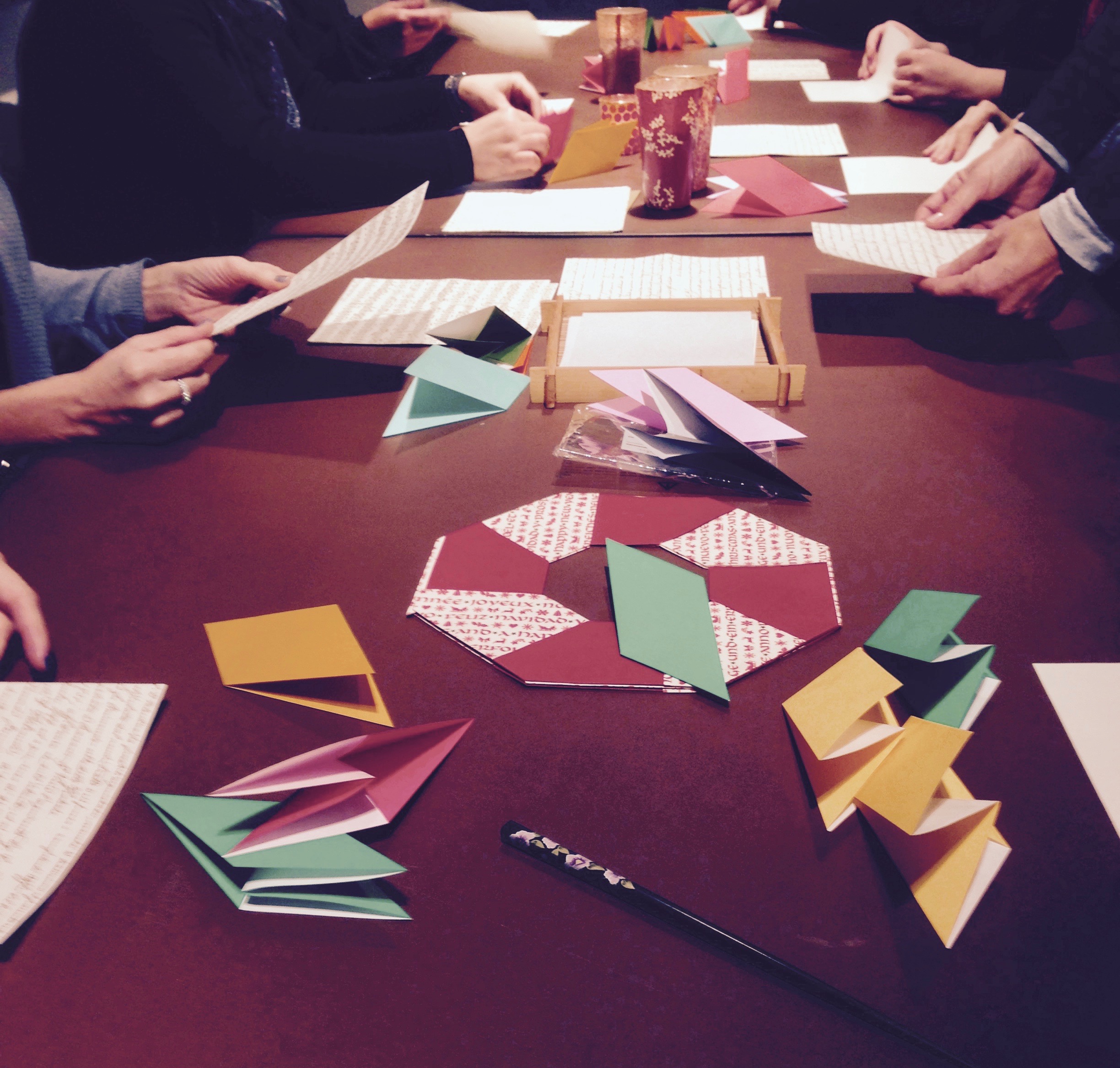 Garland origami workshop 